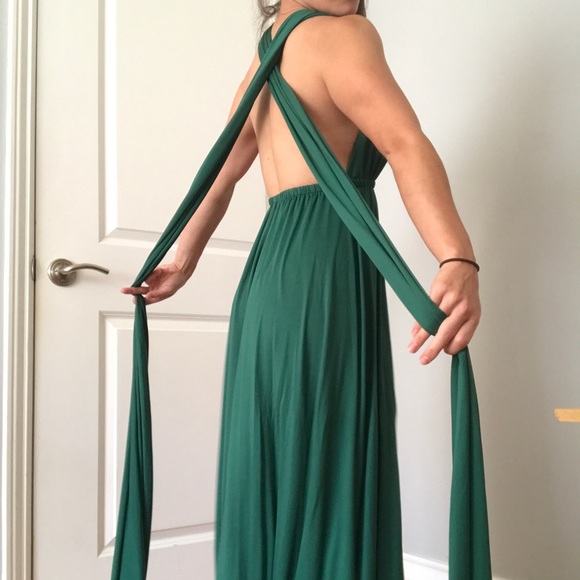 Small Green Maxi Dress - Picture 6 of 7